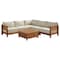 Alaterre Furniture Barton Weather-Resistant  Set of 2 Outdoor Patio Furniture Set, Outdoor Sectional, Lift Top Table 80-OUTD-WD-SECT-S1 - alternate 3